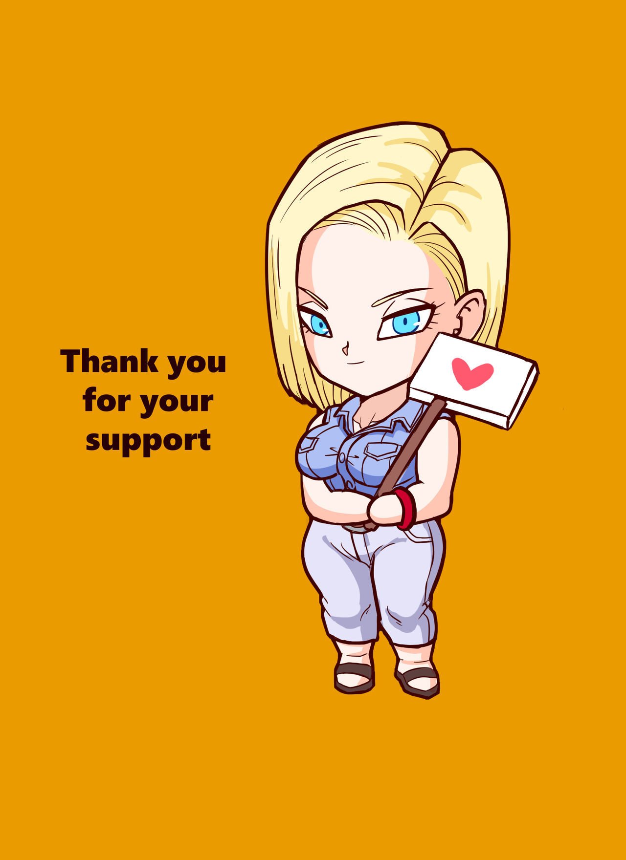 Android 18 and Master Roshi Pink Pawg 27